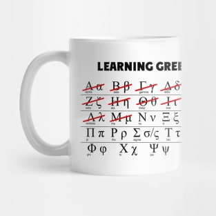 learning greek Mug